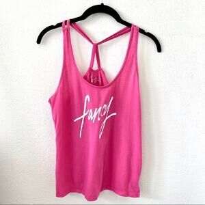 City Streets Fancy Pink Graphic Tank Size Small